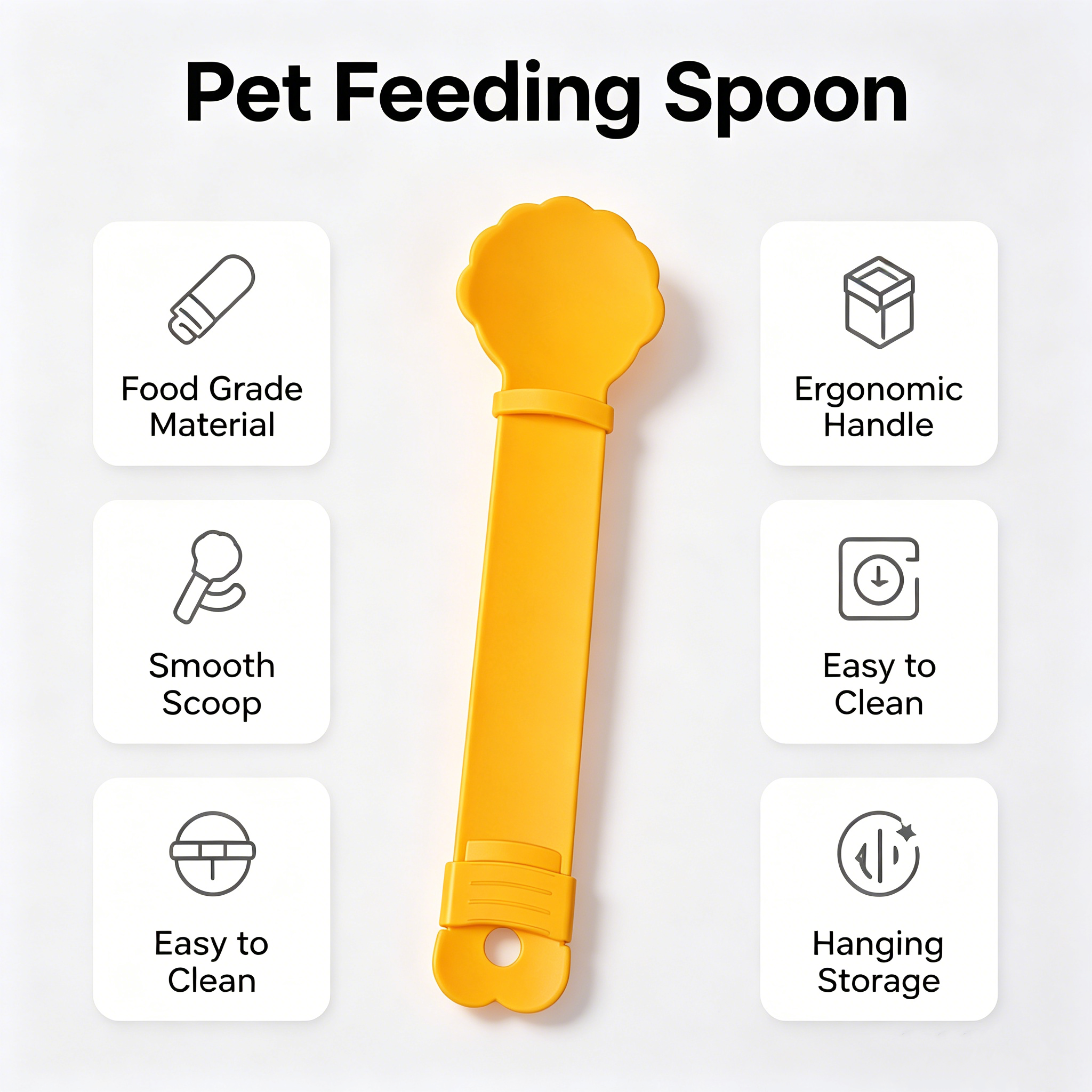 ROADREIGN - Cuillère à friandises portable multifonctionnelle pour chats, distributeur de friandises humides à lécher de qualité alimentaire, poignée facile et lisse, cuillère à aliments réutilisable pour chats, chatons et chiens 3