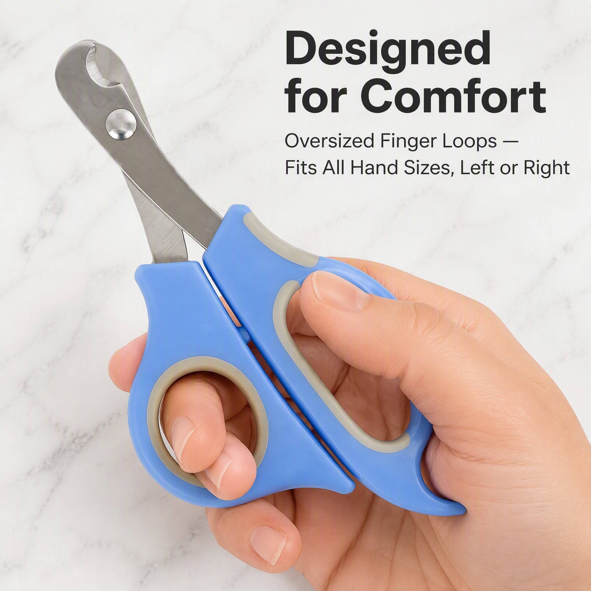 ROADREIGN - Ciseaux à ongles pour animaux de compagnie, en acier inoxydable, pour chiens et chats. 5