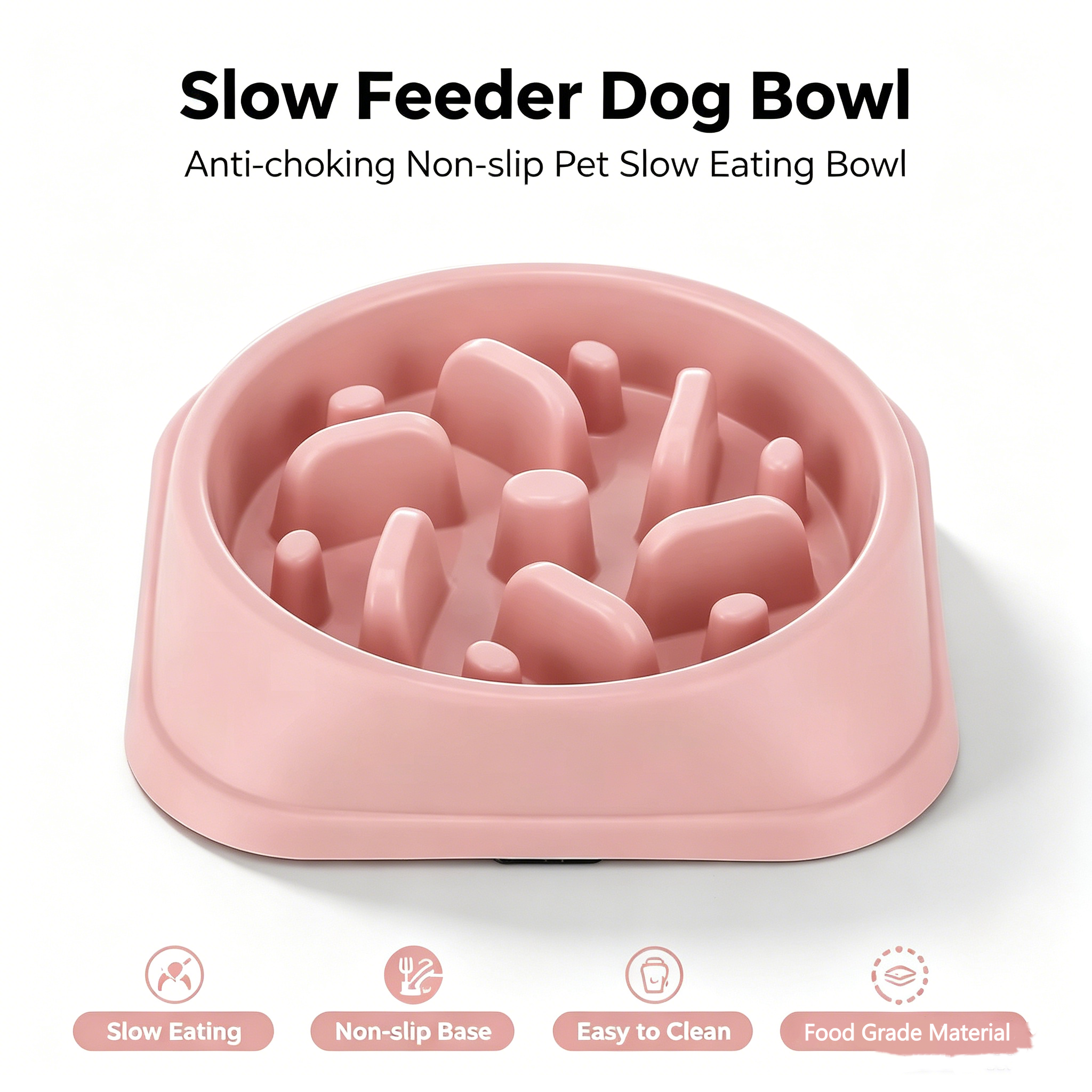 ROADREIGN - Gamelle anti-glouton pour chien – Gamelle labyrinthe anti-étouffement avec base antidérapante 2