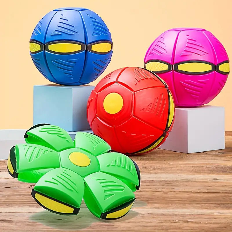 ROADREIGN - Magic Flat Ball — Le disque volant transformable qui passe de frisbee en balle en quelques secondes | Amusant pour les enfants et les animaux de compagnie 1