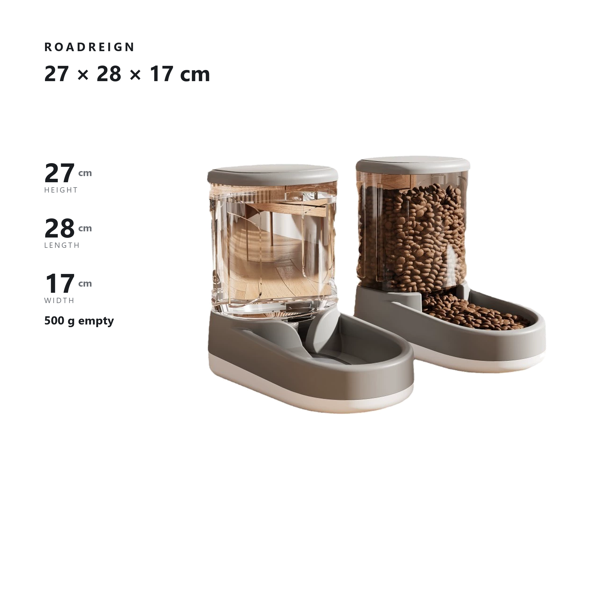 ROADREIGN Gravity Water Dispenser & Feeder — 3 Colours 4