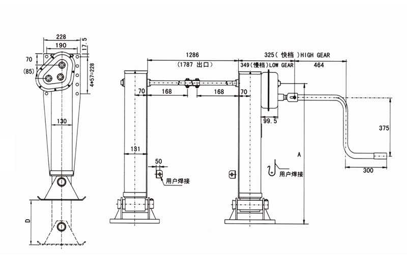 FUSAI low moq trailer landing gear manufacturer 2