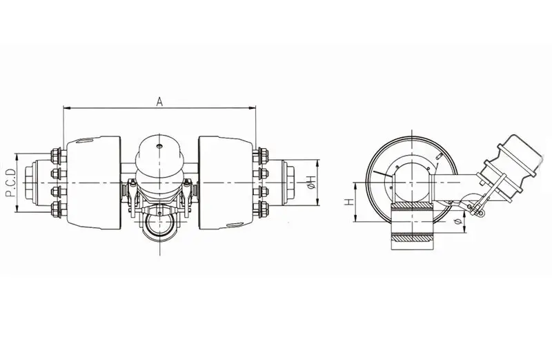 FUSAI hydraulic axle trader for sale 2
