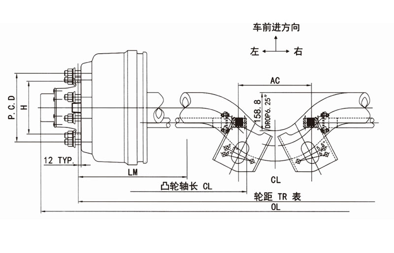 new trailer axle kit factory for sale 2