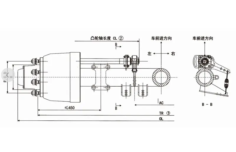FUSAI small trailer axle factory for sale 2