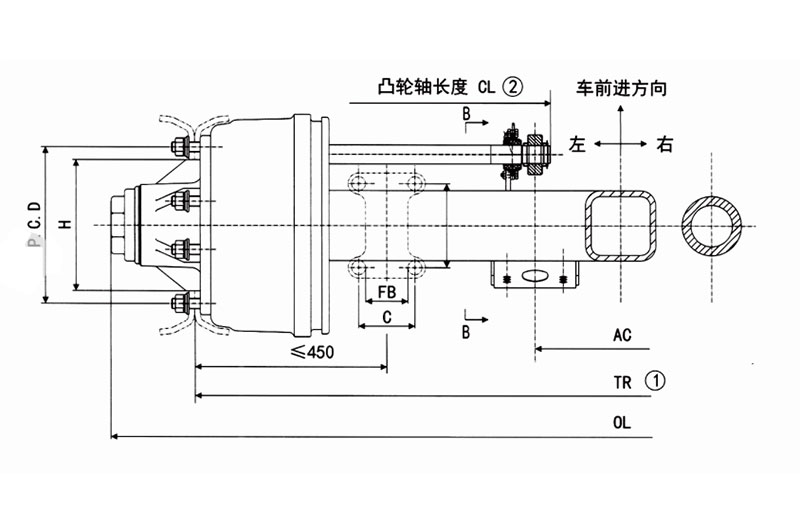FUSAI perfect design small trailer axle supplier 2