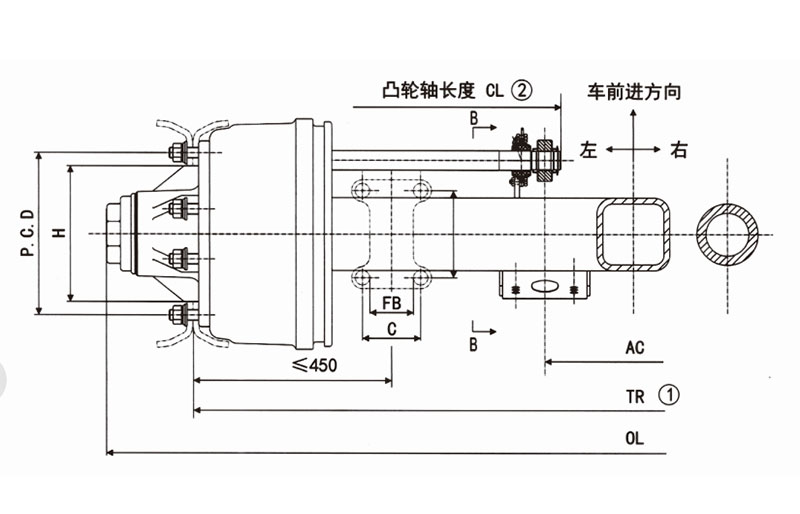 FUSAI high quality trailer axle parts manufacturer 2