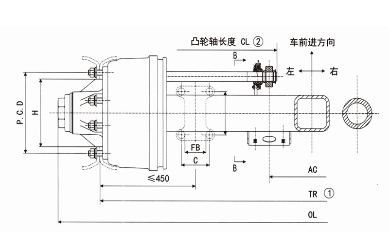 FUSAI premium option trailer axles supplier1 2