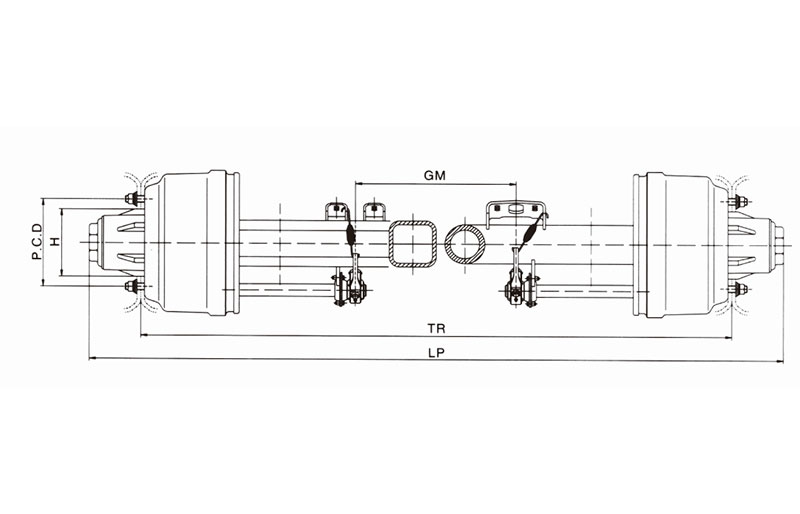 premium option small trailer axle from China 2