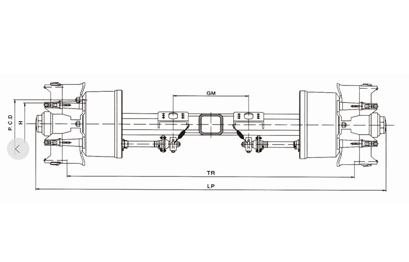FUSAI best trailer axles with brakes factory 2