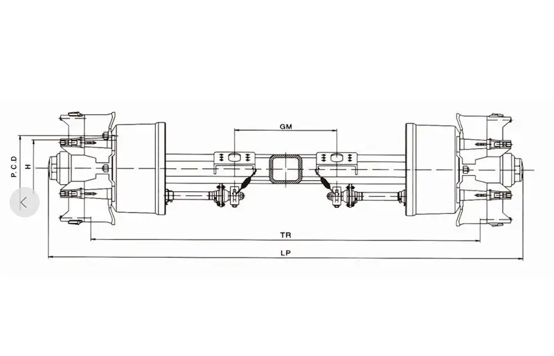 FUSAI braked trailer axles manufacturer1 2