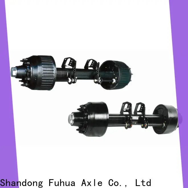 100% quality braked trailer axles manufacturer for aftermarket 1