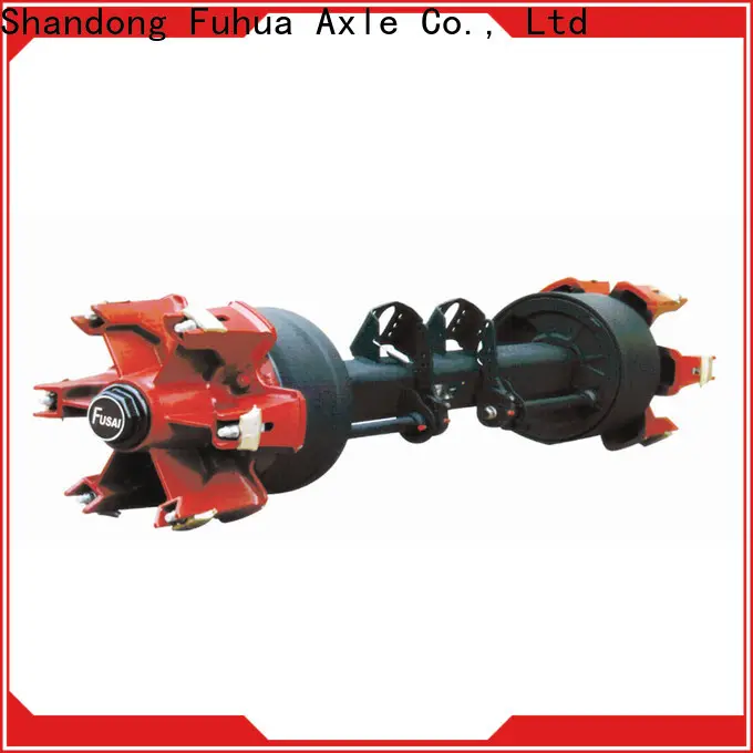 FUSAI custom braked trailer axles from China 1