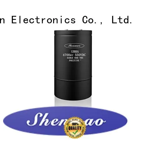 Shenmao high quality large electrolytic capacitor marketing for temperature compensation 1