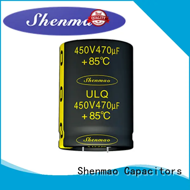 aluminium capacitor manufacturer for DC blocking Shenmao 1
