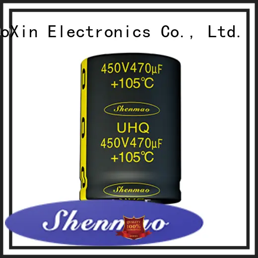 snap in aluminum electrolytic capacitors owner for DC blocking Shenmao 1