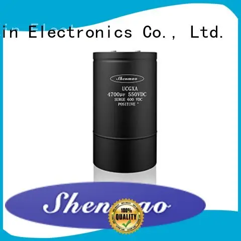 screw capacitor overseas market for DC blocking Shenmao 1