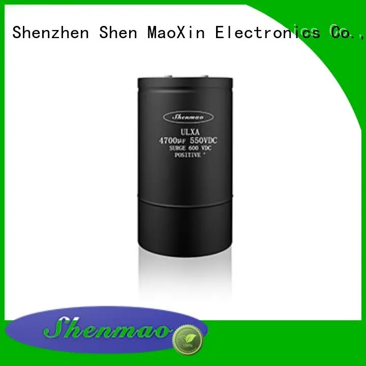 Shenmao energy-saving Screw Terminal Aluminum Electrolytic Capacitor supplier for temperature compensation 1