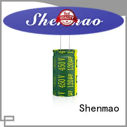Shenmao durable 10uf 450v radial electrolytic capacitor bulk production for tuning 1