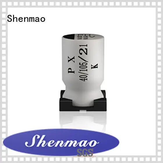 Shenmao 100uf smd capacitor oem service for DC blocking 1
