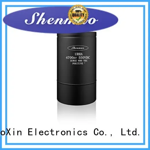 Shenmao low esr aluminum electrolytic capacitors oem service for DC blocking 1