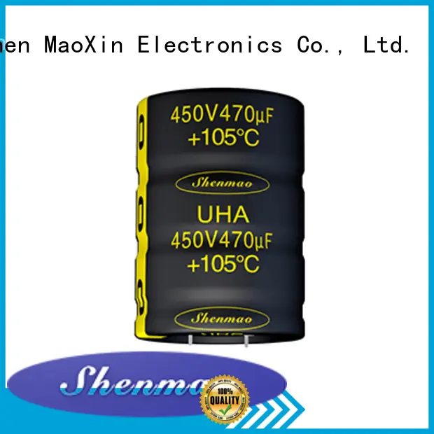 Shenmao durable snap in capacitor owner for DC blocking 1