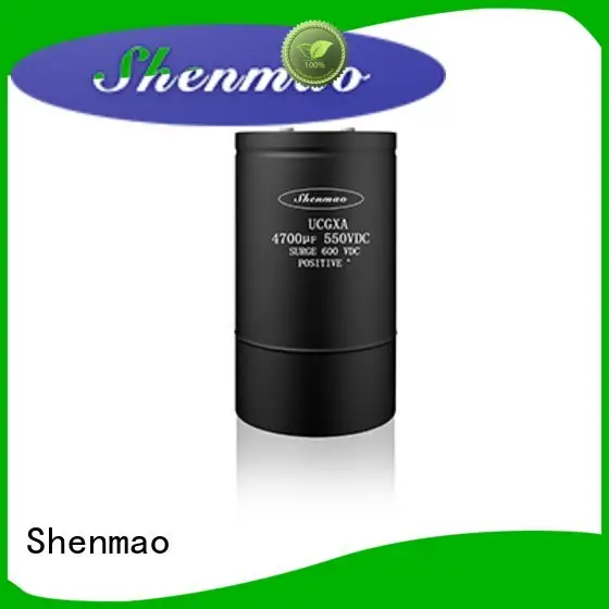 Shenmao competitive price aluminum capacitor manufacturers overseas market for DC blocking 1