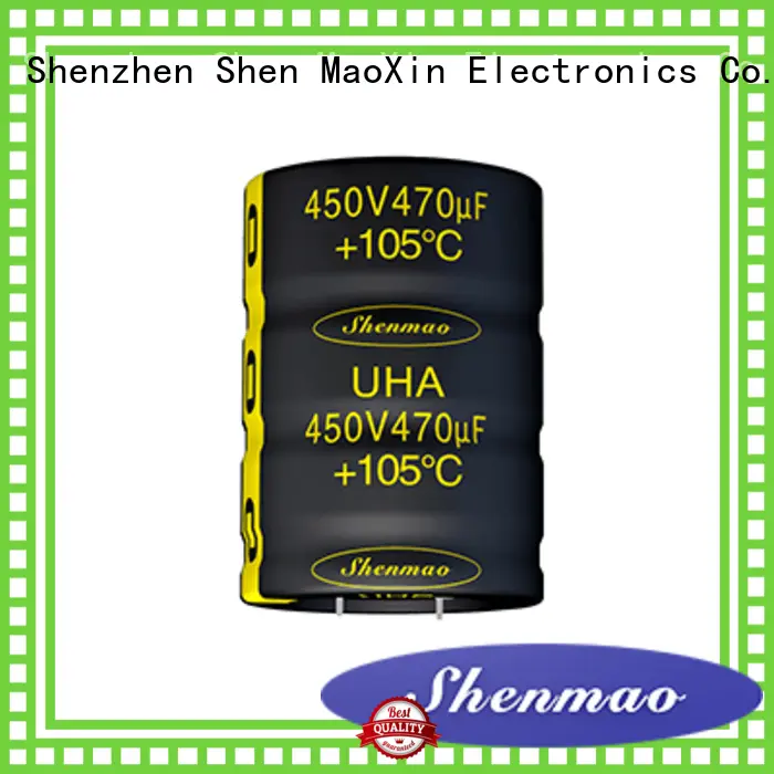 Shenmao snap in aluminum electrolytic capacitors supplier for temperature compensation 1