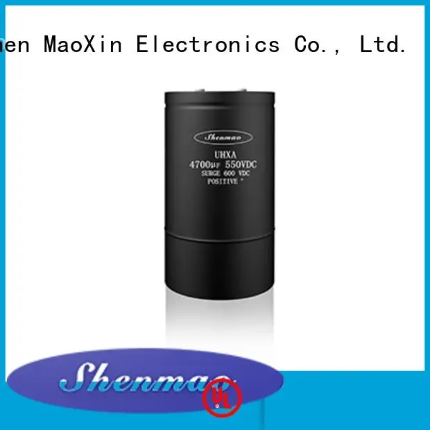Shenmao screw terminal electrolytic capacitor bulk production for temperature compensation 1