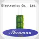 Shenmao best electrolytic capacitor manufacturers owner for temperature compensation 1