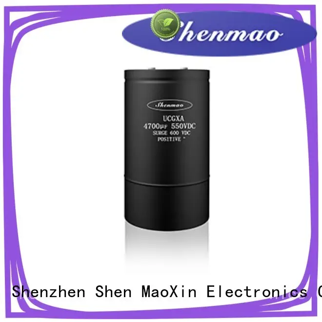 Shenmao energy-saving screw terminal capacitor marketing for DC blocking 1