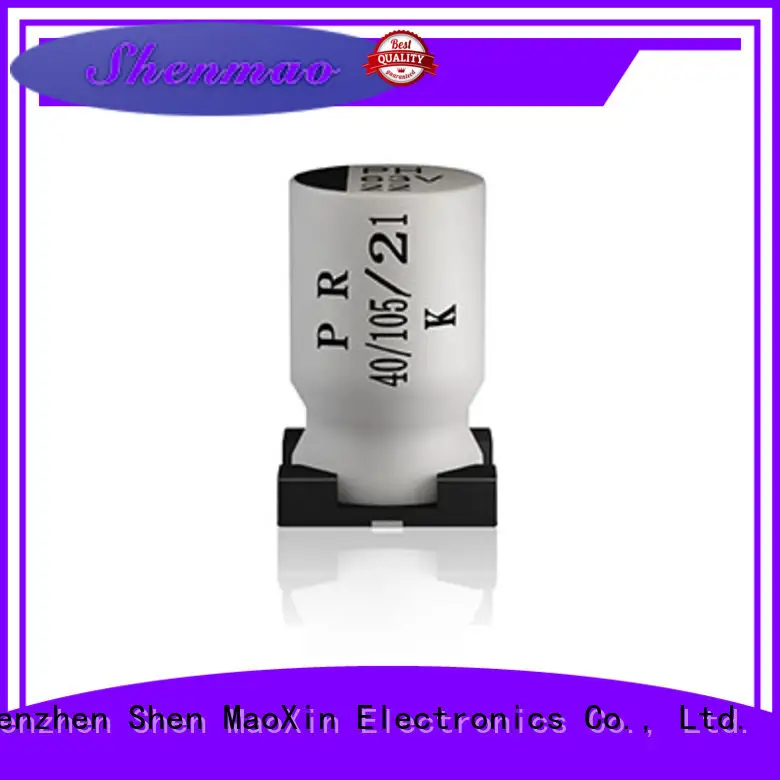 Shenmao stable smd aluminium capacitor supplier for energy storage 1