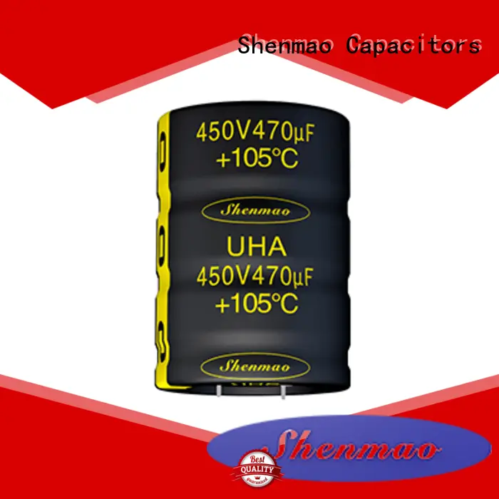Shenmao snap in aluminum electrolytic capacitors owner for DC blocking 1