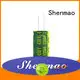 Shenmao 1000uf 25v radial electrolytic capacitor owner for energy storage 1