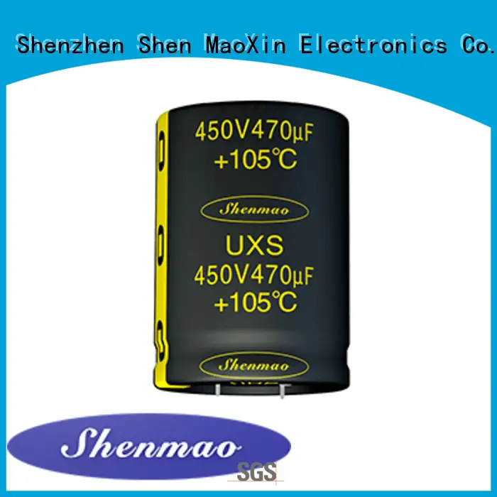 Shenmao snap in electrolytic capacitors bulk production for tuning 1