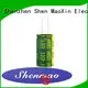 Shenmao radial can capacitor vendor for DC blocking 1