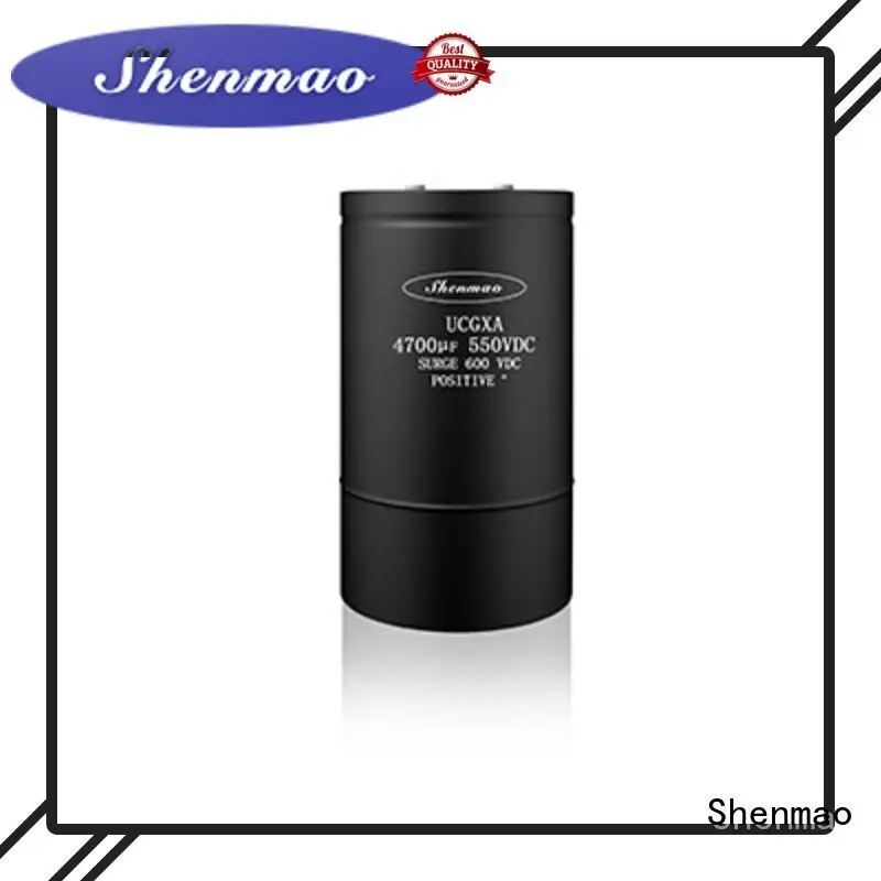 Shenmao low esr aluminum electrolytic capacitors oem service for filter 1