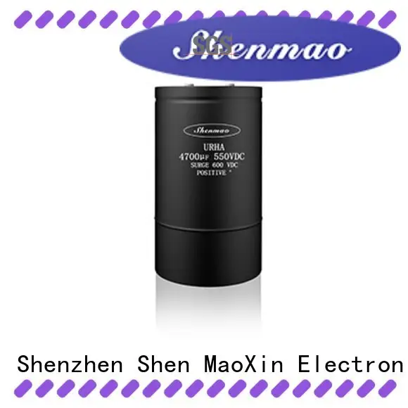 Shenmao stable polymer electrolytic capacitor oem service for DC blocking 1