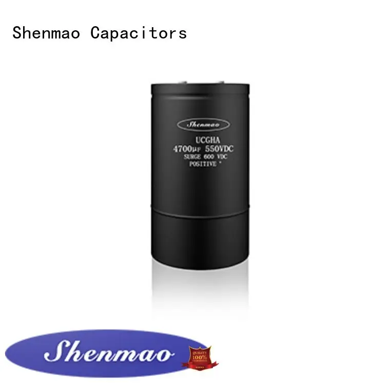 Shenmao good to use aluminum capacitor manufacturers overseas market for rectification 1