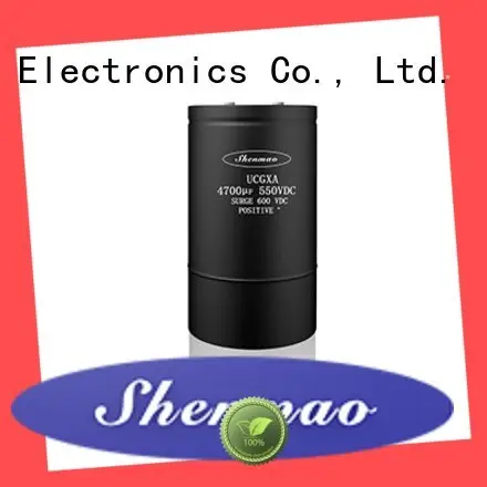 Shenmao professional polymer electrolytic capacitor owner for DC blocking 1