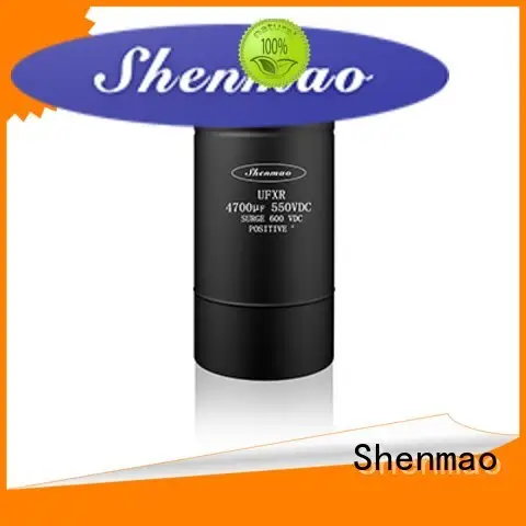Shenmao large electrolytic capacitor overseas market for filter 1