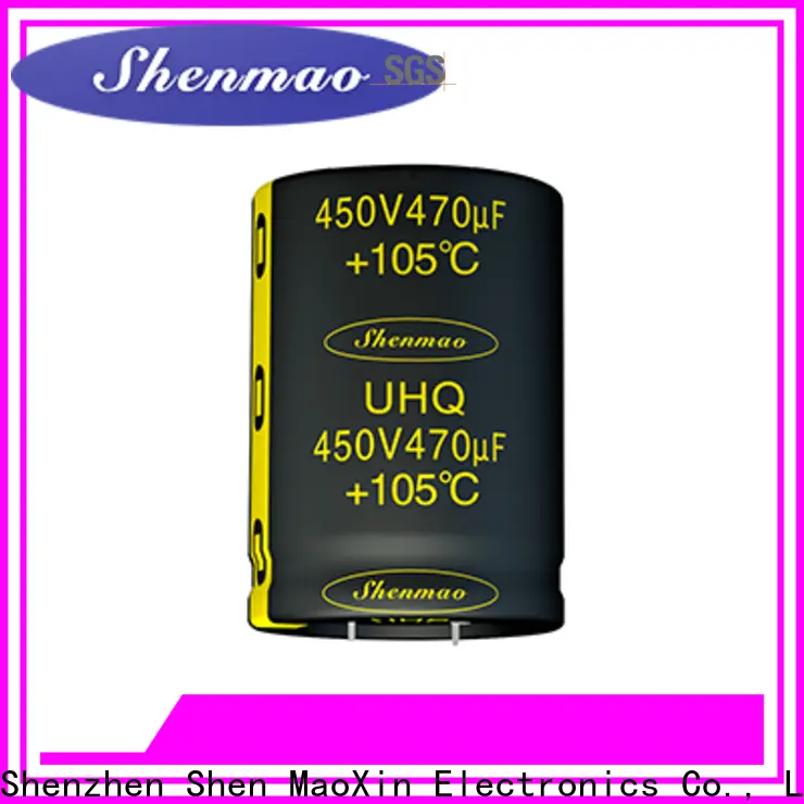 Shenmao fine quality snap in capacitor supplier for DC blocking 1