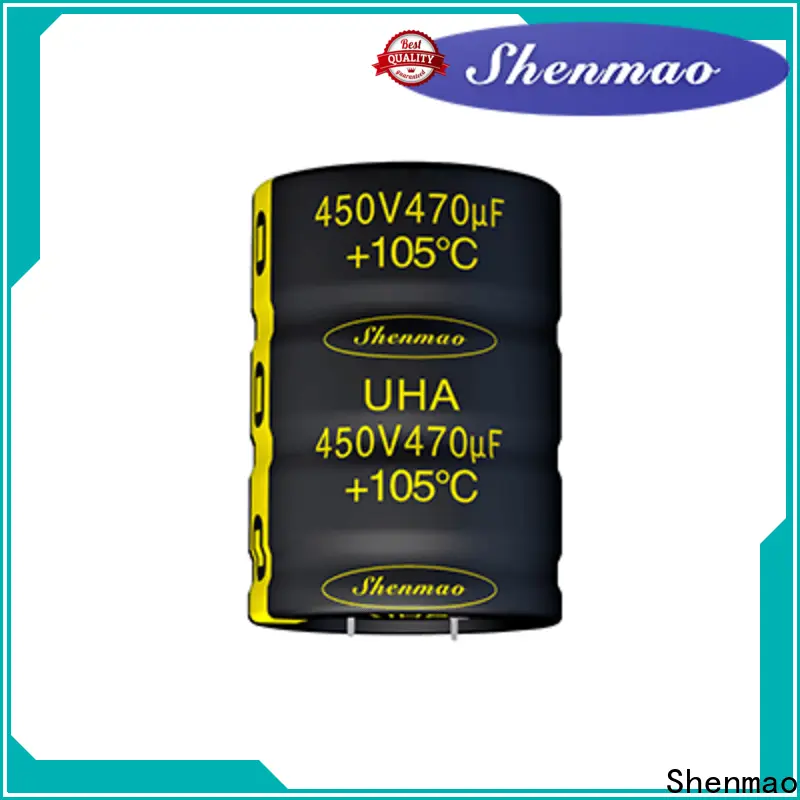 Shenmao 450 volt electrolytic capacitors bulk production for timing 1
