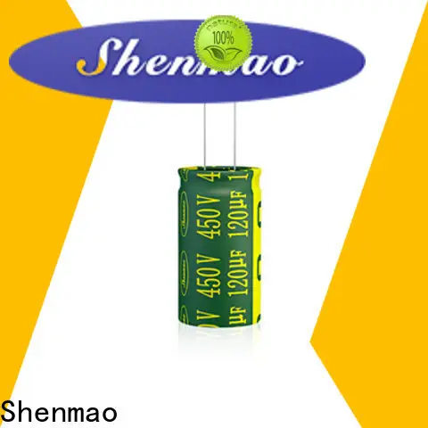 Shenmao radial aluminum electrolytic capacitors bulk production for rectification 1