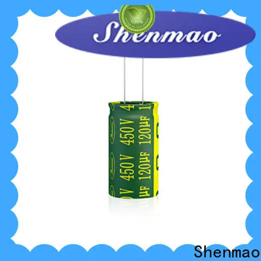 Shenmao electrolytic capacitor function bulk production for DC blocking 1