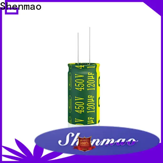 Shenmao stable radial can capacitor overseas market for coupling 1