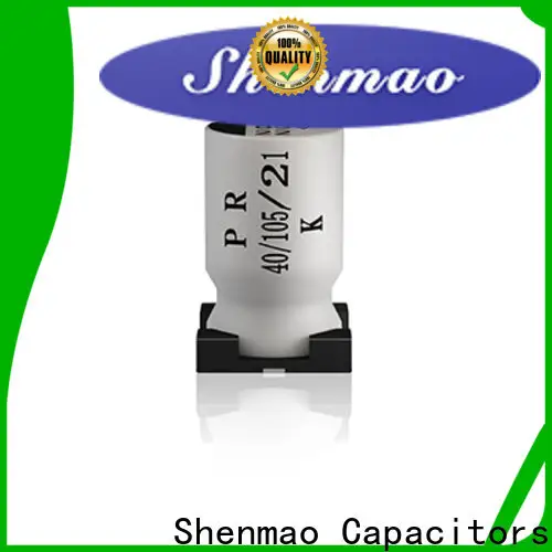 Shenmao surface mount electrolytic capacitor oem service for DC blocking 1