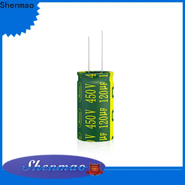 Shenmao radial aluminum electrolytic capacitors bulk production for temperature compensation 1