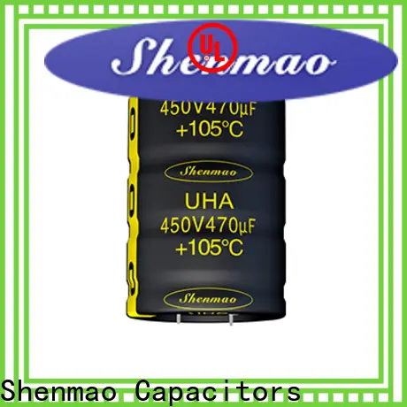 Shenmao fine quality low profile aluminum electrolytic capacitors bulk production for coupling 1
