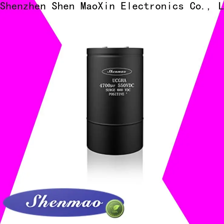Shenmao screw terminal capacitors marketing for rectification 1